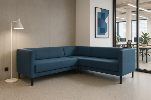 Ecksofa Balvi - individuell konfigurierbar (schwer entflammbar B1)